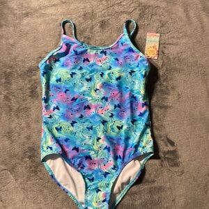 New, never worn, One piece, girls, bathing suit
